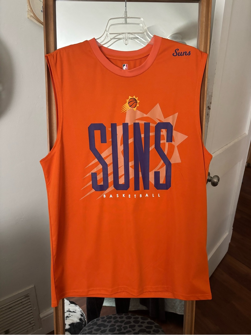 Phoenix Suns Orange Sleeveless Basketball Top